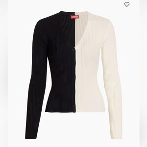 STAUD Cargo Colorblock Cardigan